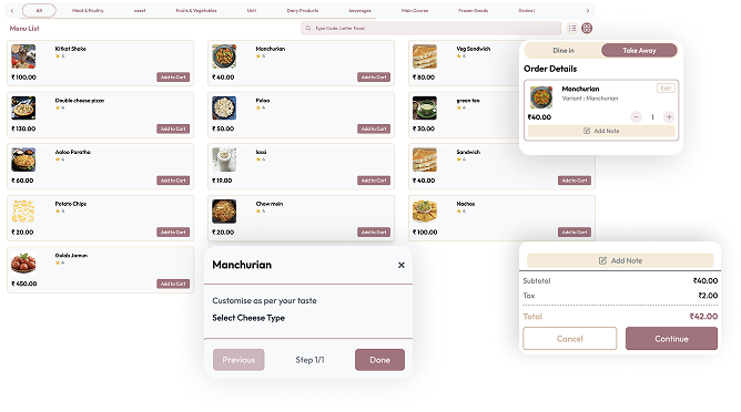 Menu Management Banner Image